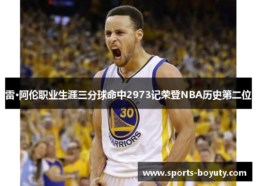 雷·阿伦职业生涯三分球命中2973记荣登NBA历史第二位